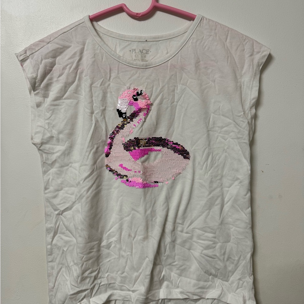 Children’s Place Sequin Flamingo Tee